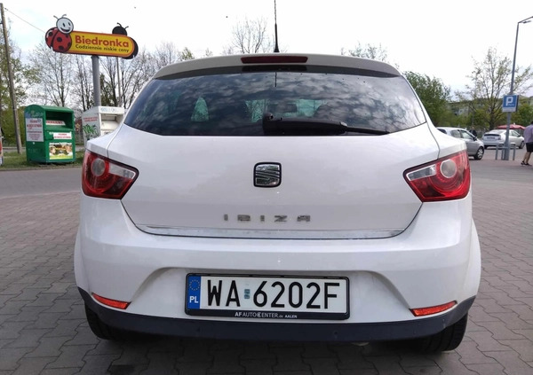 Seat Ibiza cena 16700 przebieg: 182810, rok produkcji 2009 z Warszawa małe 56